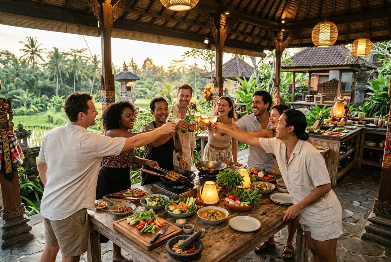 Private & Group Cooking Class in Ubud — For Couples, Families and Corporate Events