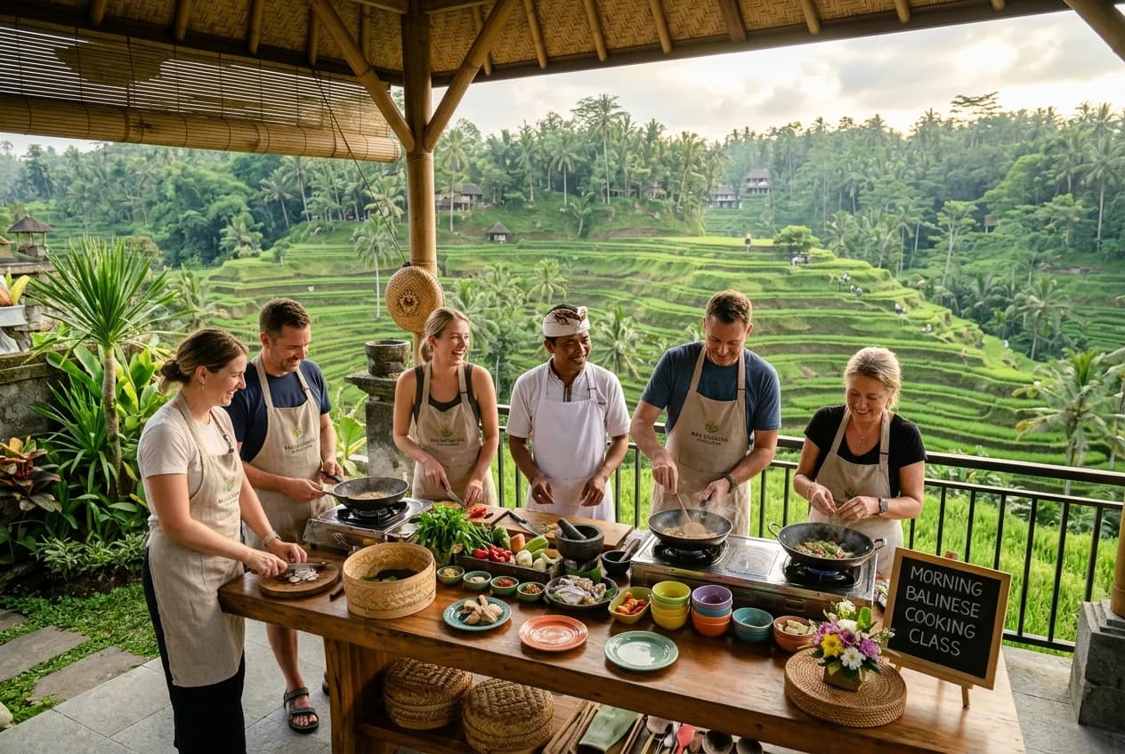 Ubud market to table cooking class with Tumang Bali on Viator